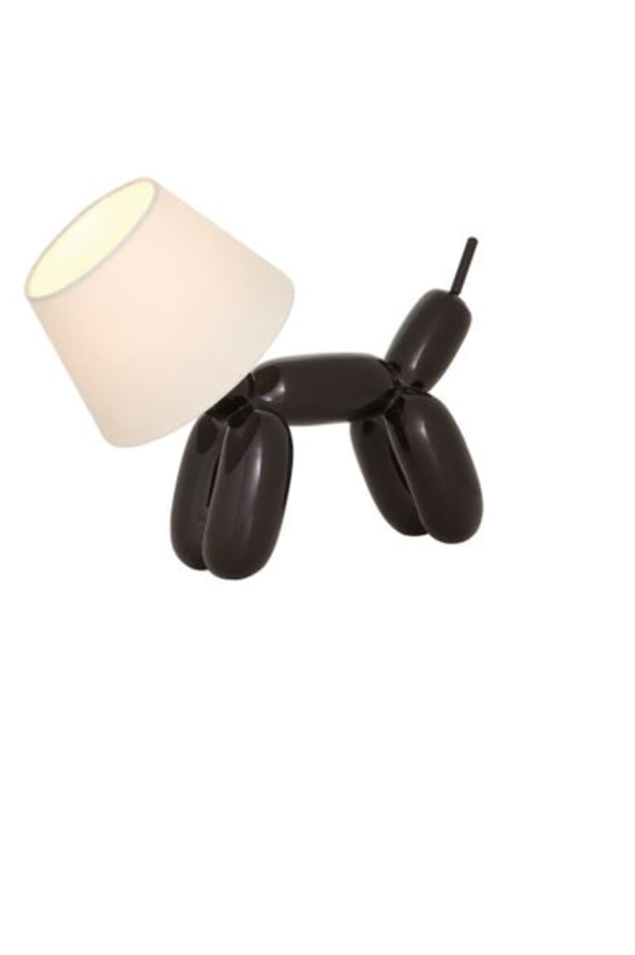 Nordium Black Balloon Dog Table Lamp