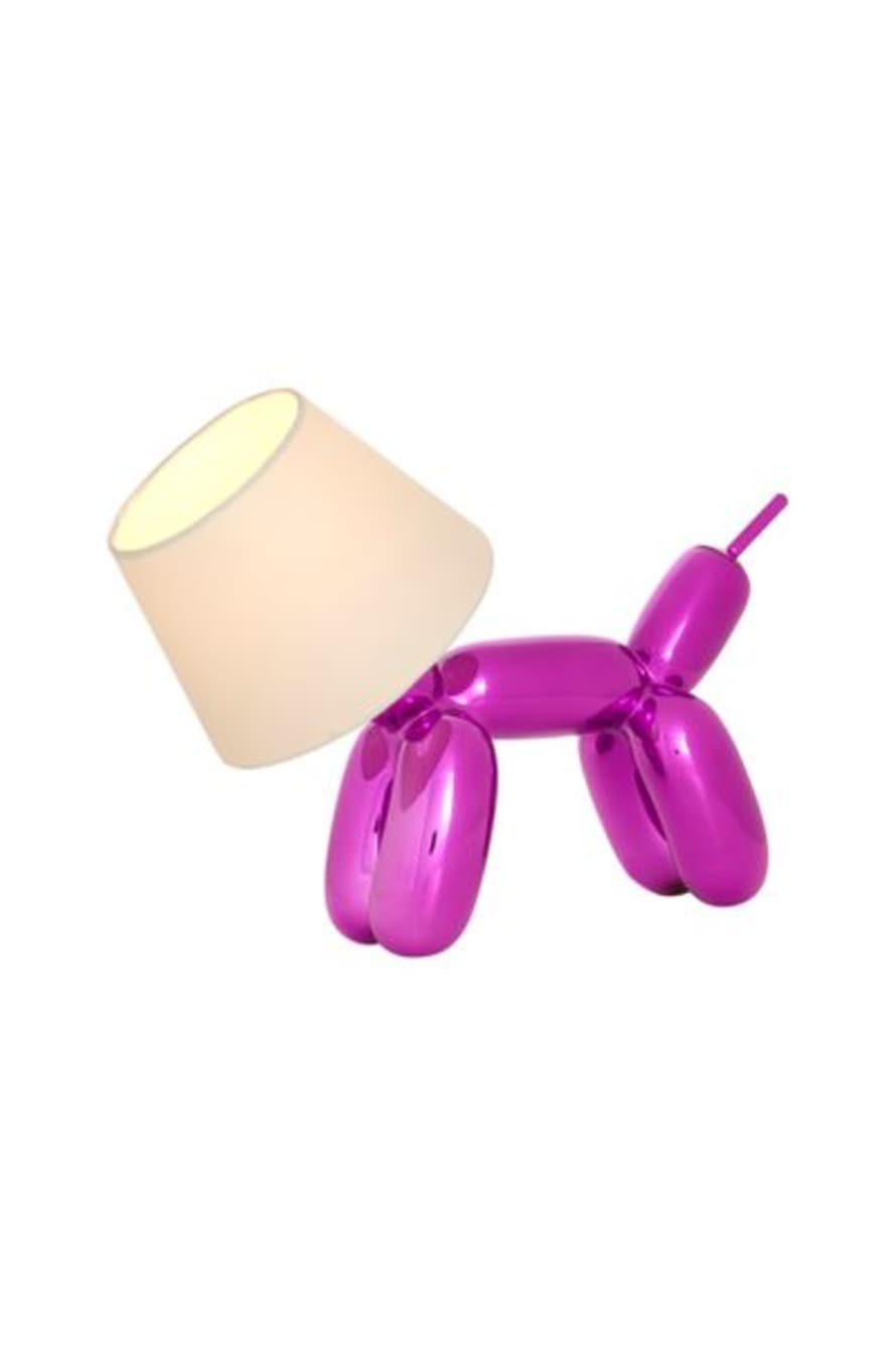 Nordium Pink Balloon Dog Table Lamp