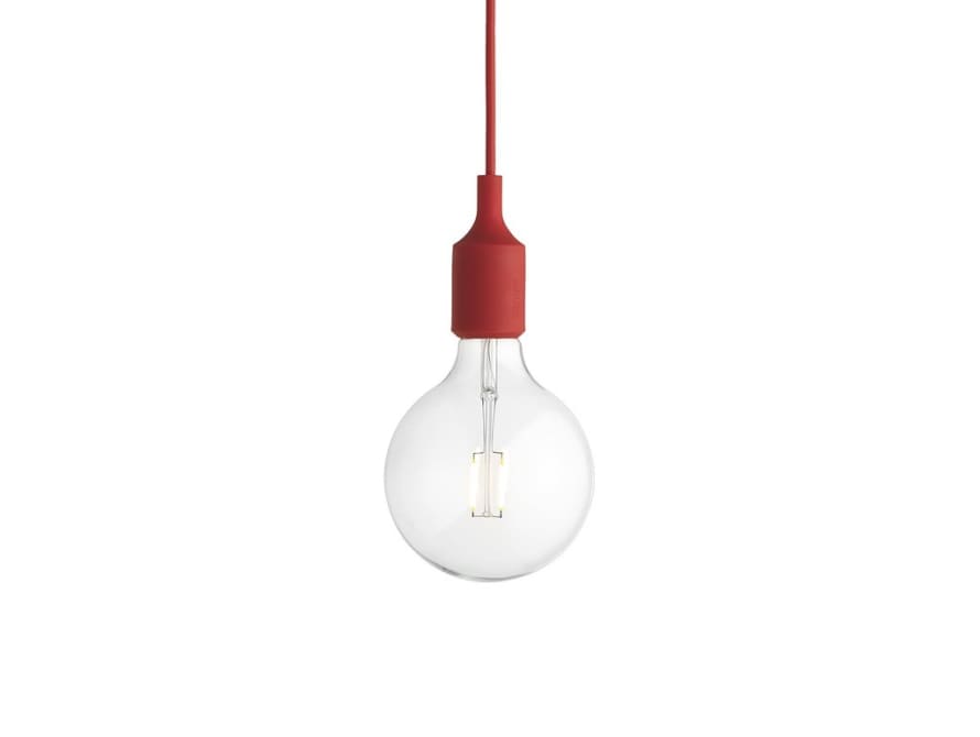 Muuto E27 Pendant Light LED Red 