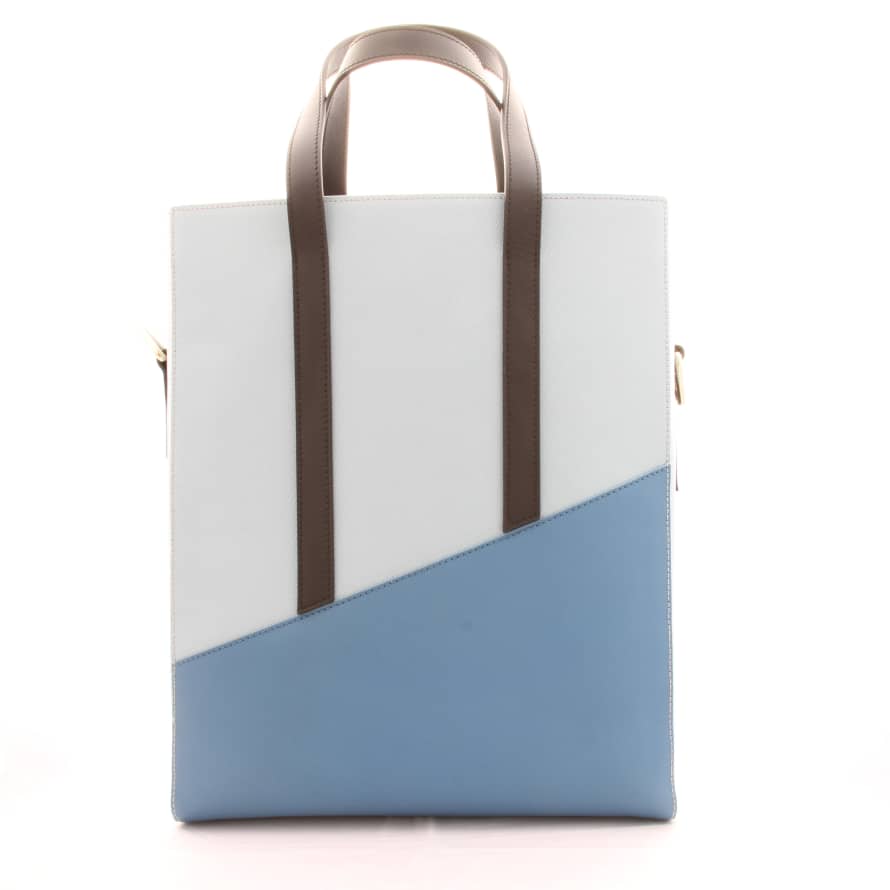 Urban Travel Axel Tote – Saffiano Blue