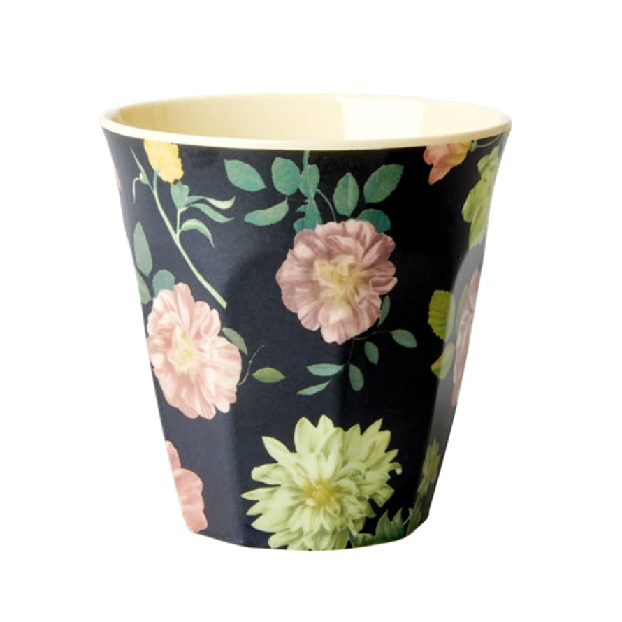 rice Dark Rose Medium Melamine Cup