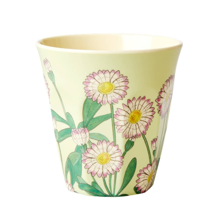 rice Medium Daisy Print Melamine Cup