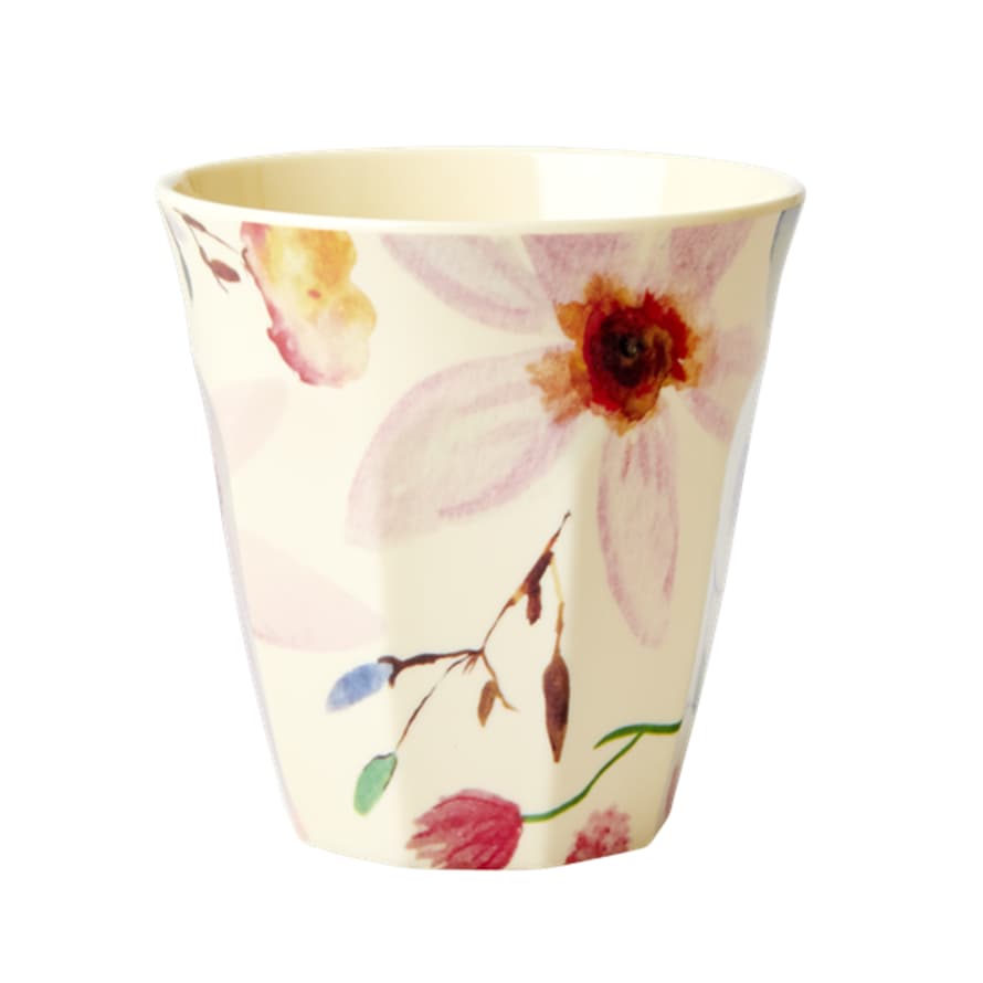 rice Medium Selmas Flower Melamine Cup