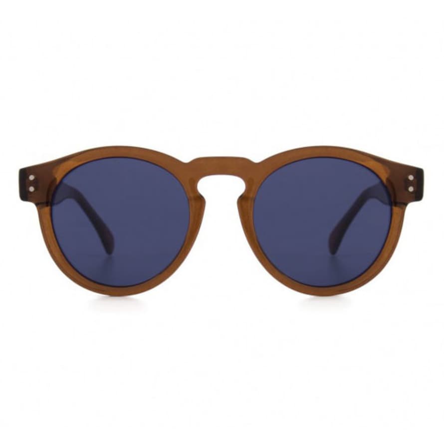 With Marlow Clement Unisex Brown Sunglasses