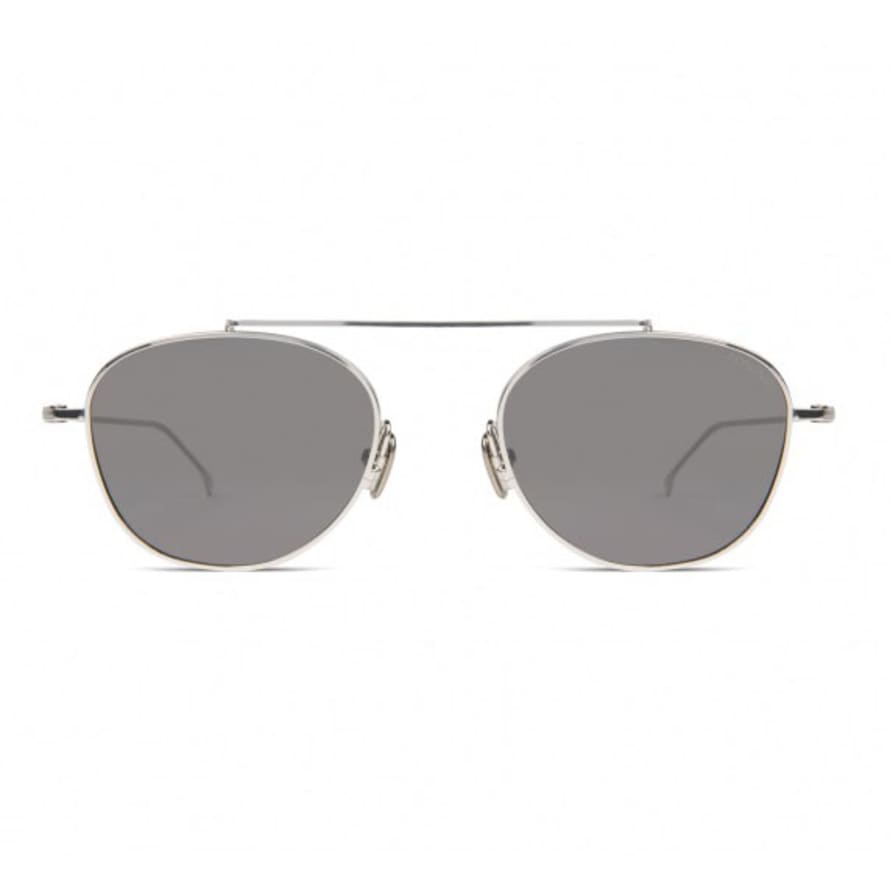 With Marlow Sheldon Unisex Silver Glasses