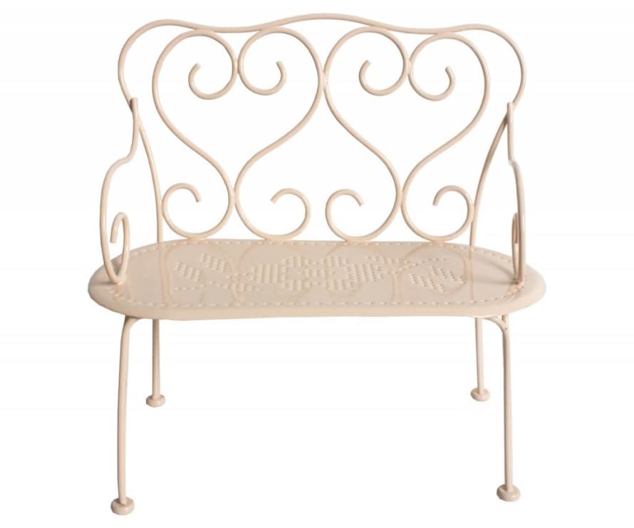 Maileg Mini Powder Pink Romantic Bench