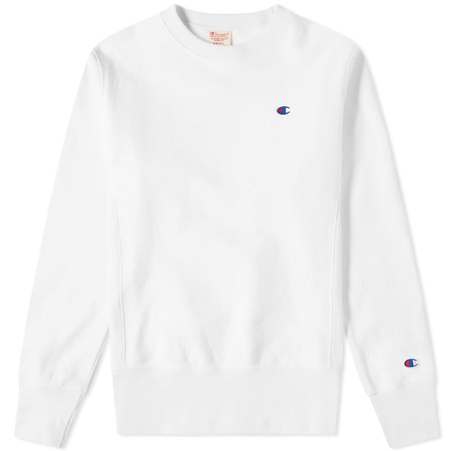 Champion C Logo Crew - White