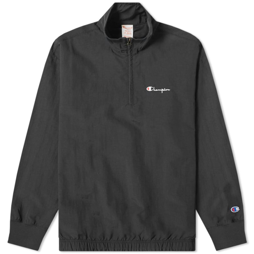 Champion Black Half Zip Track Top