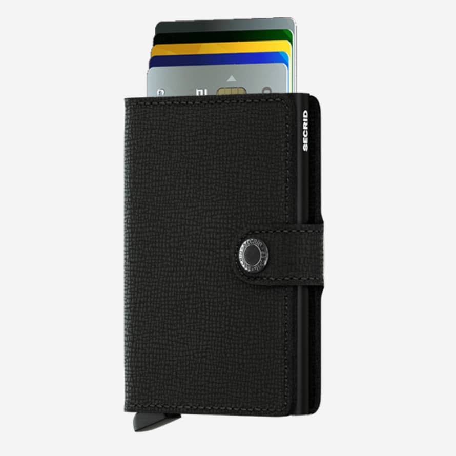 Secrid Mini Wallet with Card Protector RFID - Crisple Black