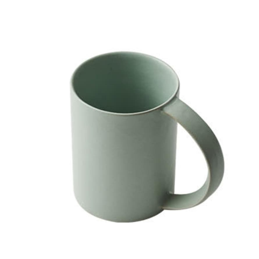 Gonggi Oblong Tall Mug in Celadon Green 