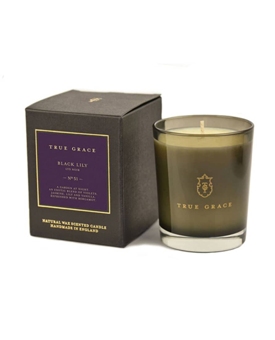 True Grace Black Lily Classic Candle