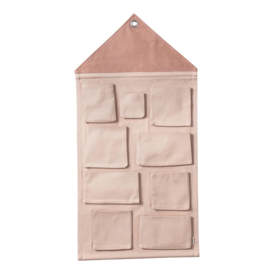 Ferm Living House Wall Storage Rose 