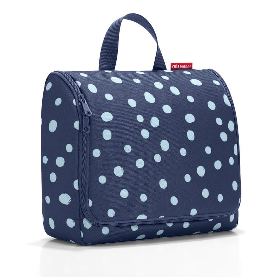 Reisenthel  XL Spots Navy Foldable Toilet Bag