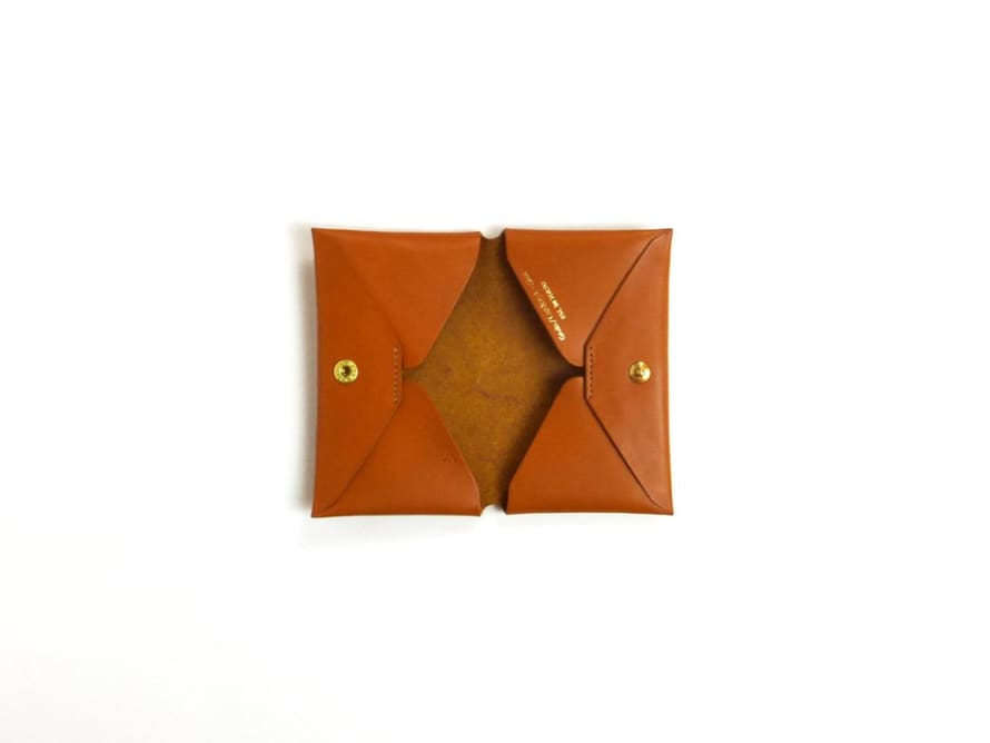 Hoff B Fold Card Case: Camel