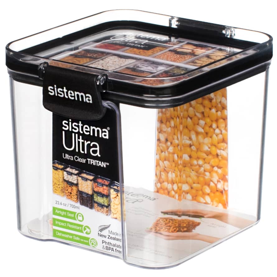 Sistema 700ml Clear Tritan Ultra Container