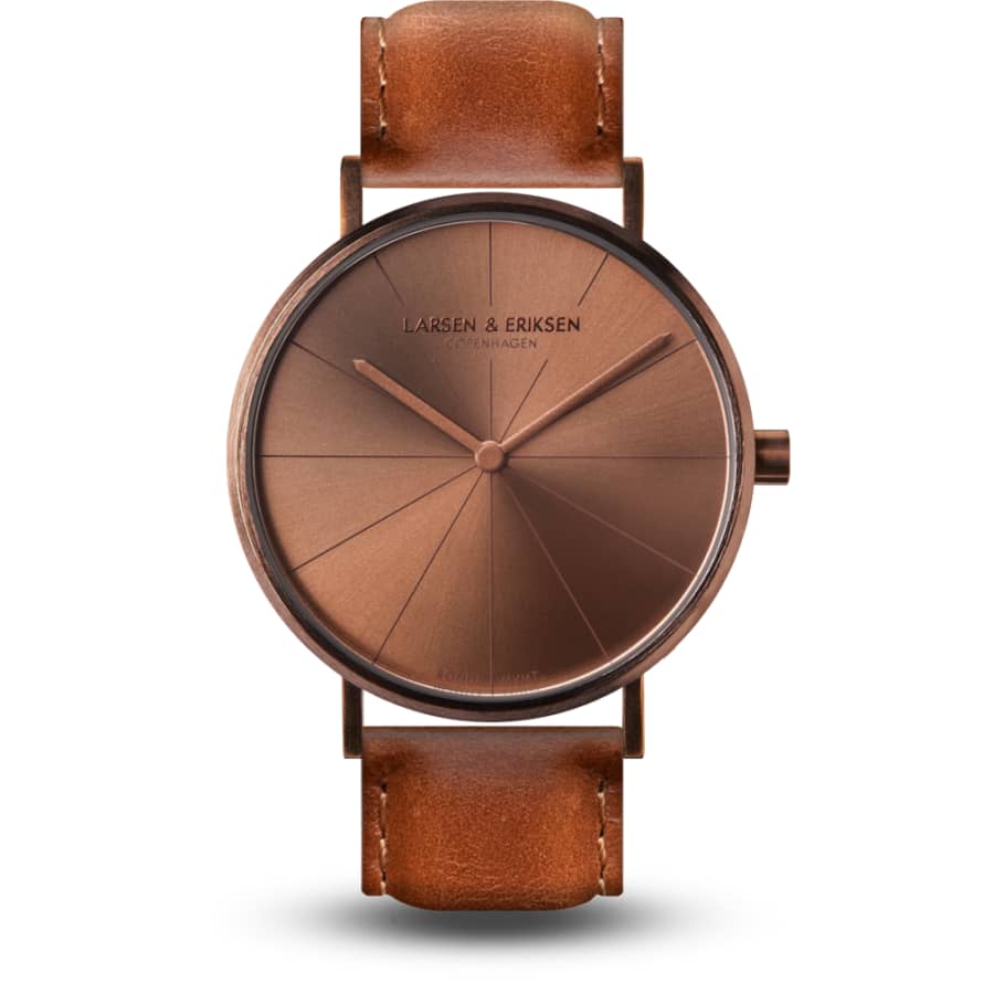 Larsen & Eriksen Copper Brown 41mm Absalon Watch