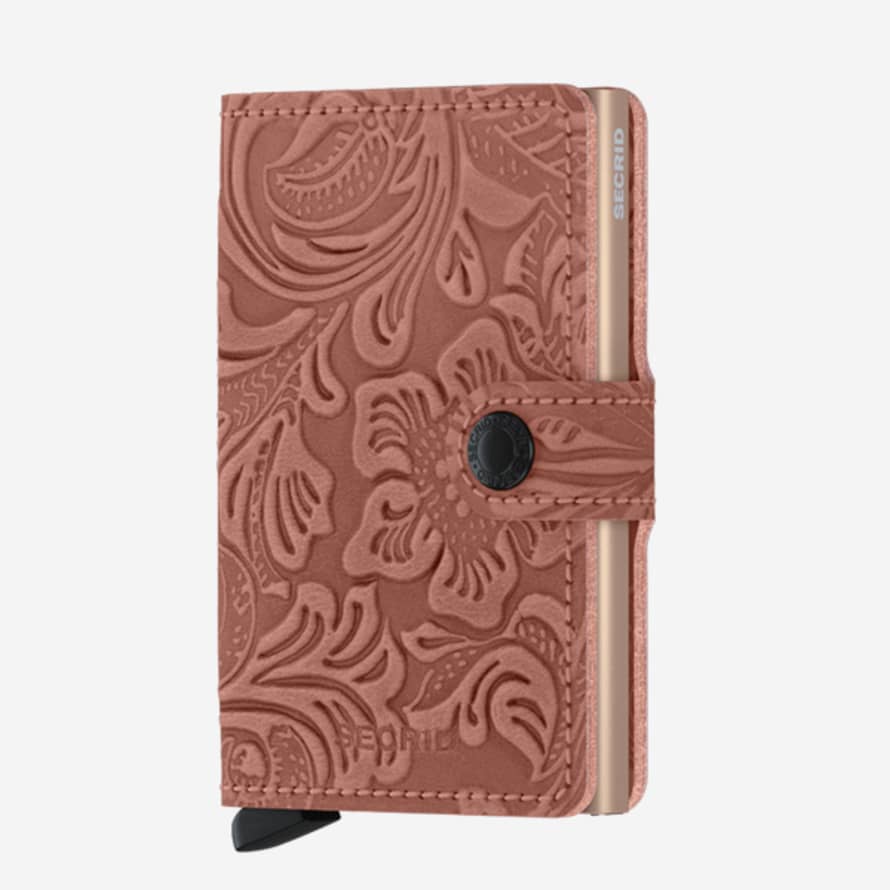 Secrid Mini Wallet with Card Protector RFID - Ornament Rose