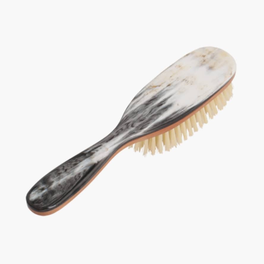 Redecker Horn + Pearwood Hair Brush 