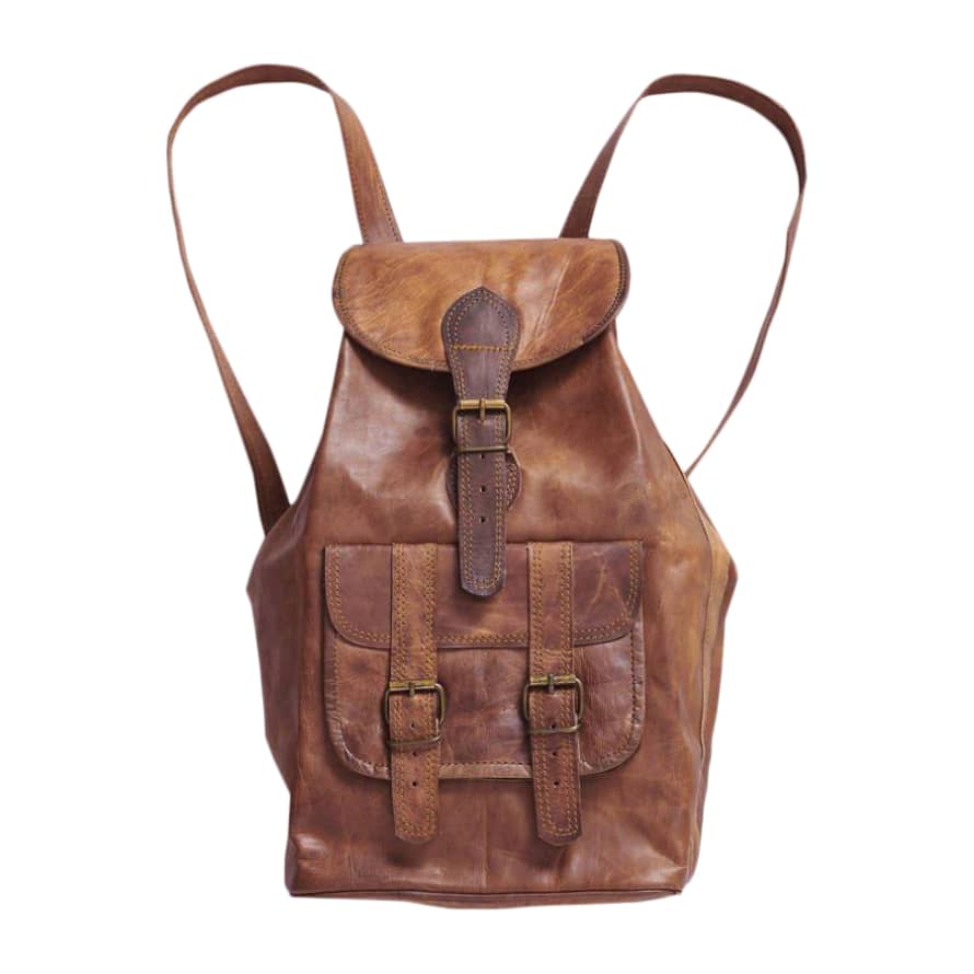 Vida Vida Large Leather Backpack