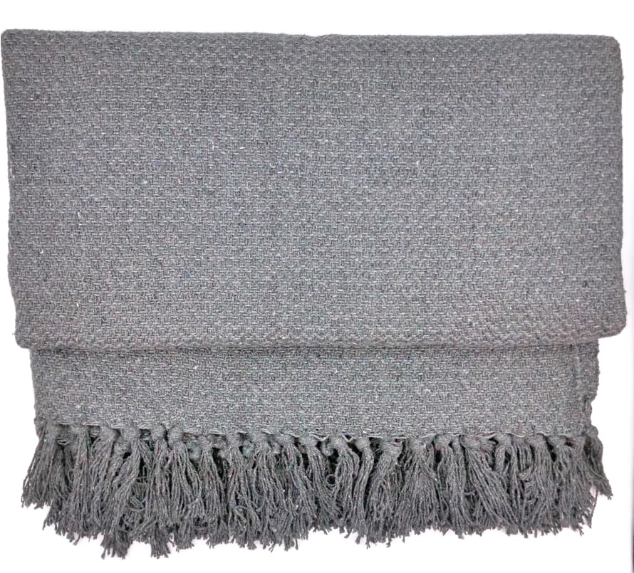 Ib Laursen Charcoal Grey Throw