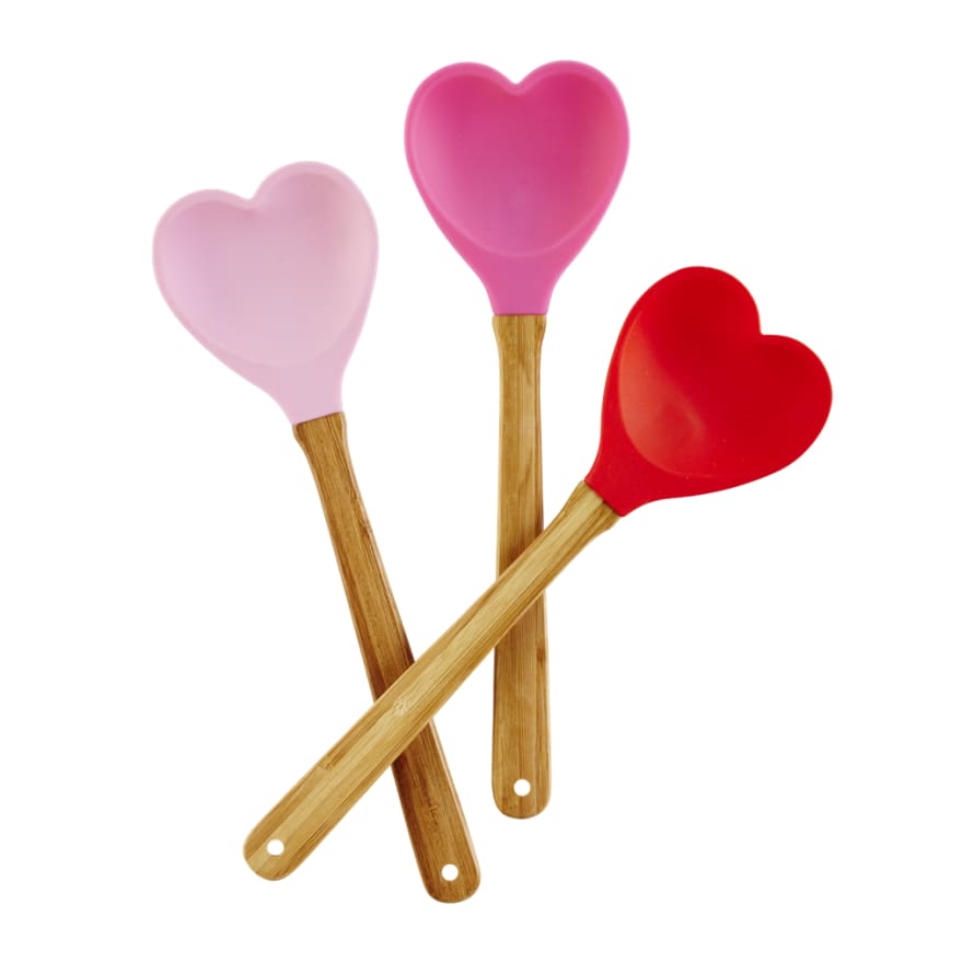 rice Heart Shaped Silicone Spoon