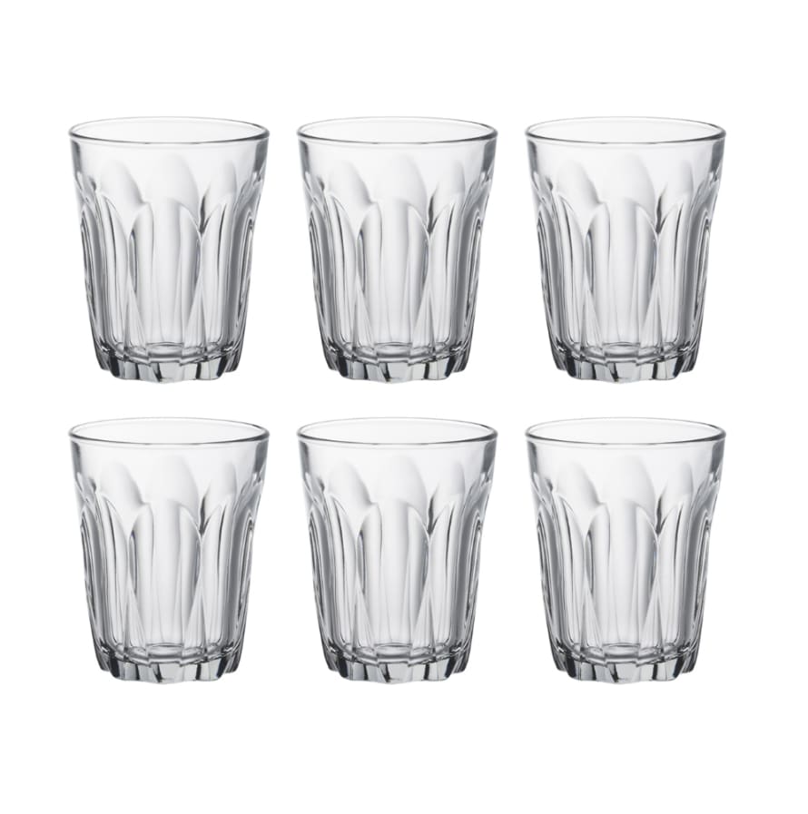 Pale & Interesting Duralex French Provence Bistro Glasses Set of Six- 16 CL