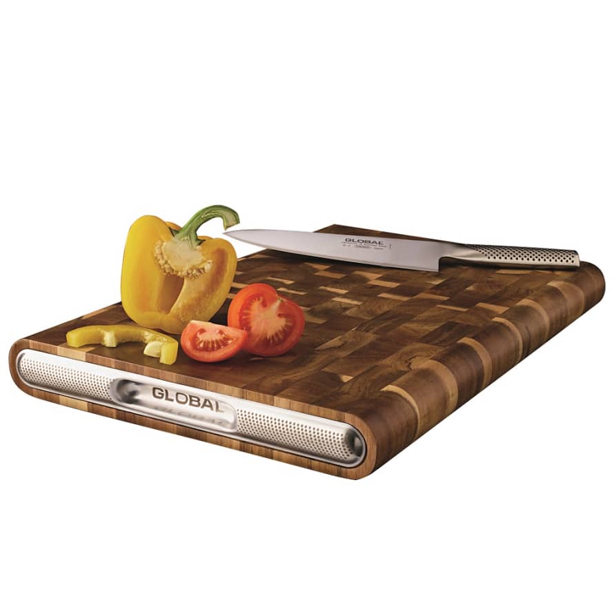 Global  End Grain Acacia Wooden Cutting Board 45 x 30 x 4.5cm