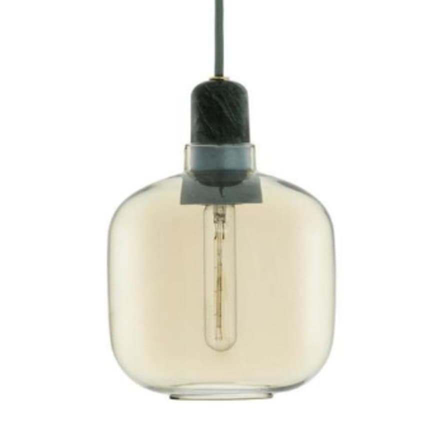 Normann Copenhagen Amp Lamp Small Green/gold