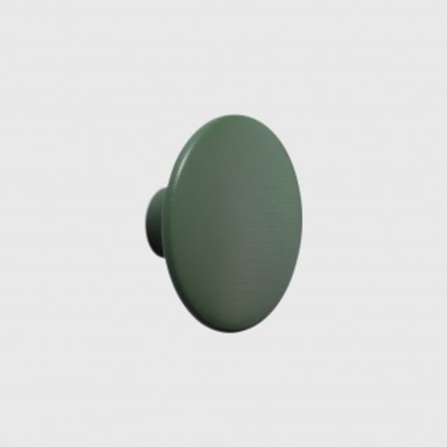 Muuto The Dots Coat Hook Medium 13cm Dusty Green