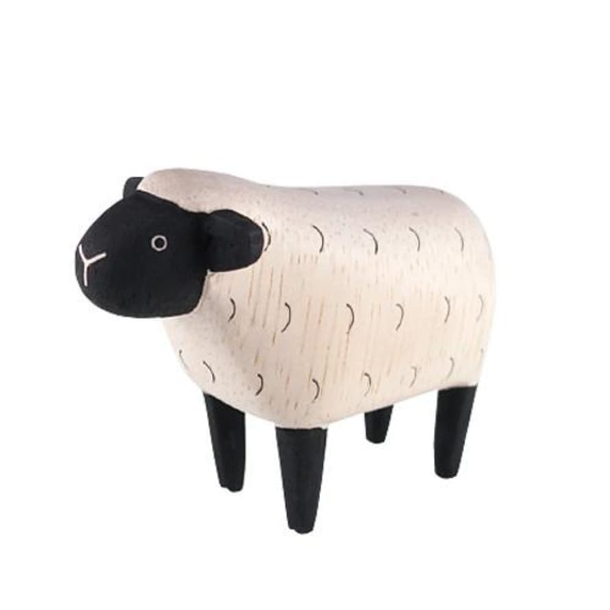 T-lab Wooden Sheep Decor