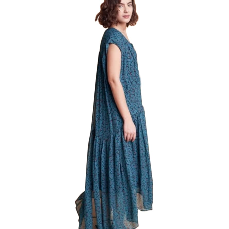 Louizon Long dress with print rita - Louizon