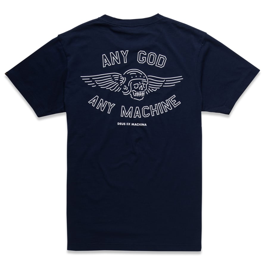 Deus Ex Machina Wanderer Tee - Navy