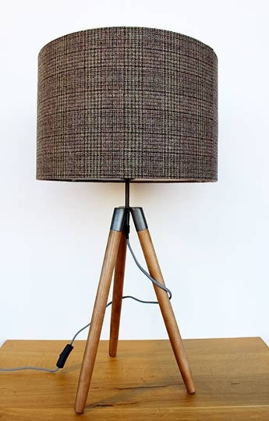 Perseus Table Lamp And Kelty Plum Shade Set