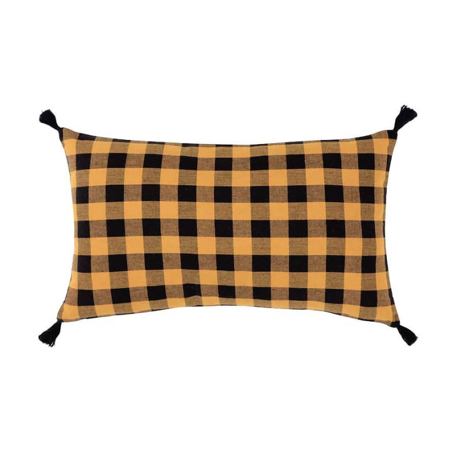 Lazare Home Vichy Peanut Rectangular Cushion