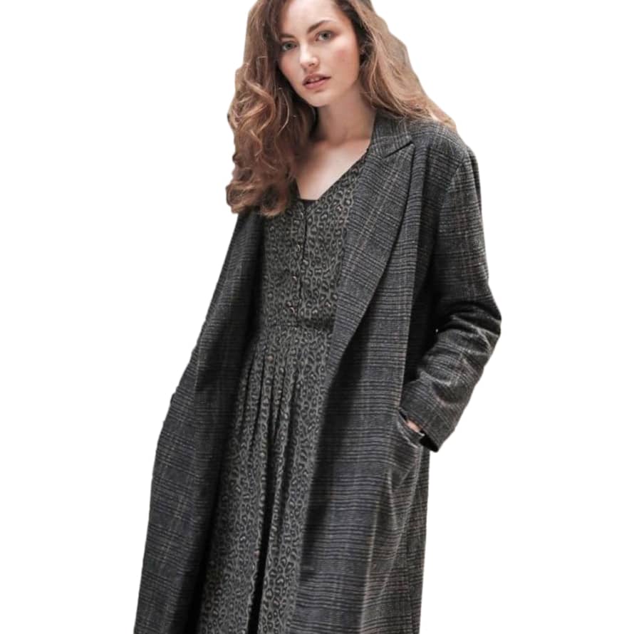 Louizon Long coat in wool