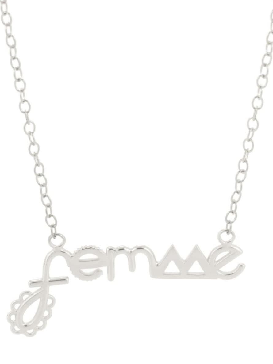 Laura Gravestock Sterling Silver Femme Necklace