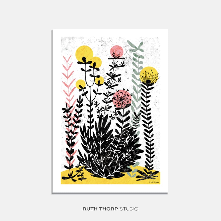 Ruth Thorp Studio A3 Meadow 4 Art Print