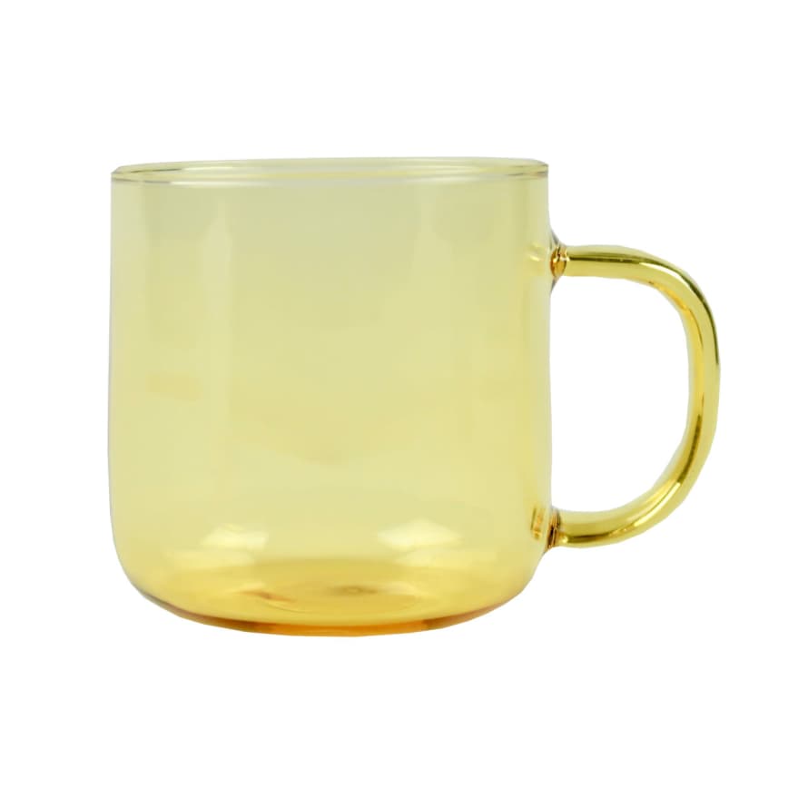 HAY Yellow Borosilicate Glass Mug