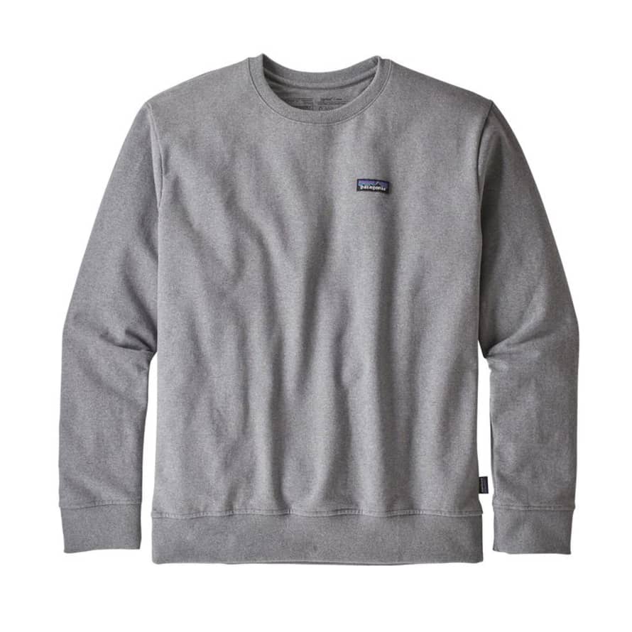 Patagonia P-6 Label Uprisal Crew - Gravel Heather