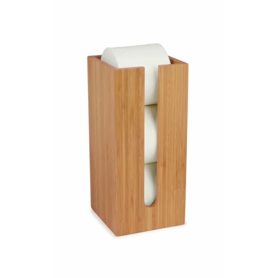 Wireworks Bamboo Arena Box Toilet Roll Holder