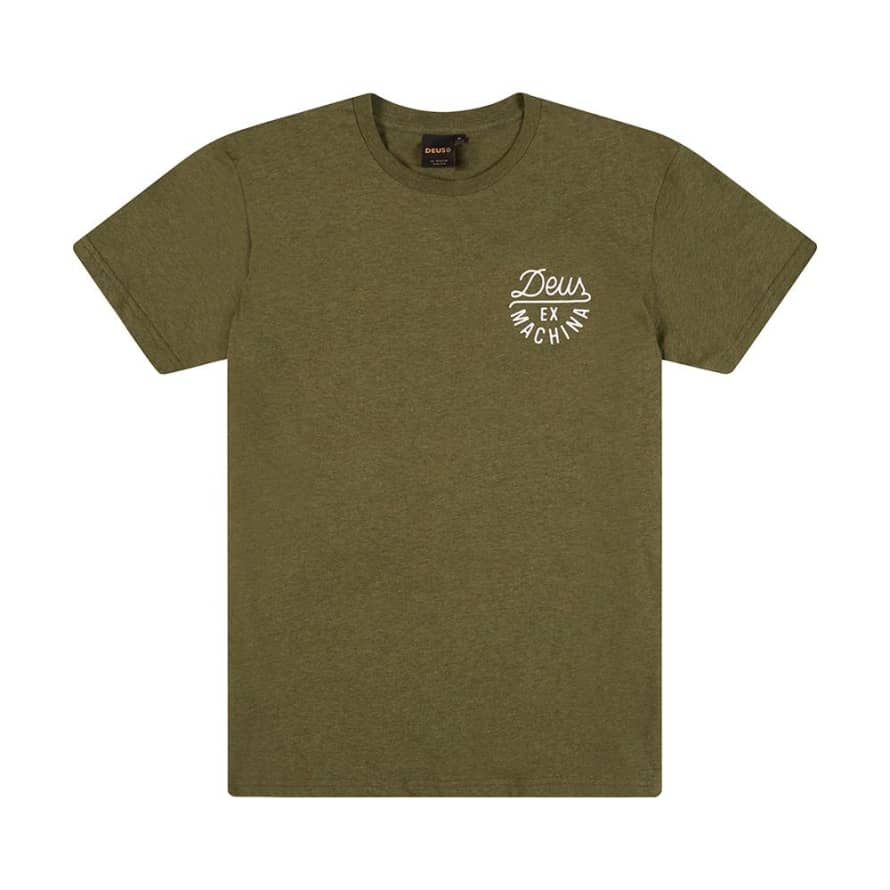 Deus Ex Machina Poppy Tee - Leaf Marle