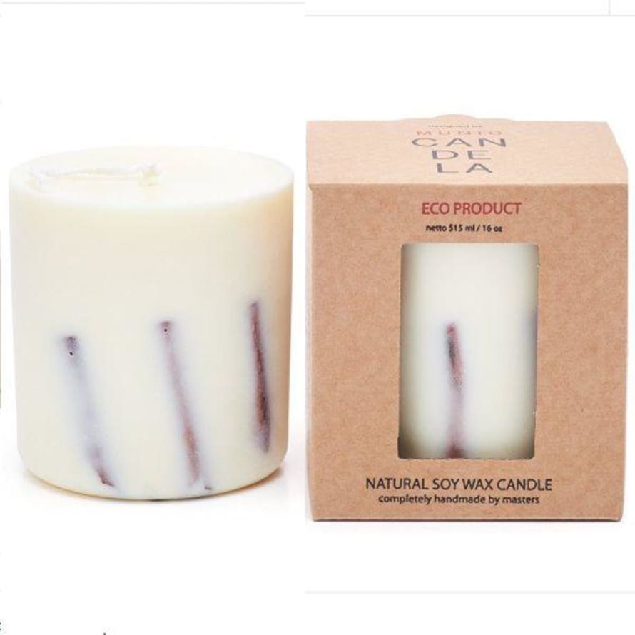 Munio Candela Soy Wax Cinnamon Candle