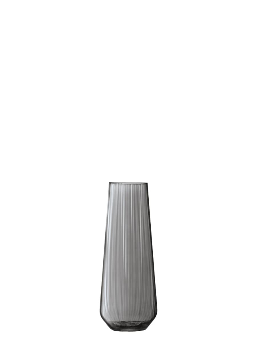 LSA International Glass Vase Sheer Zinc 28cm