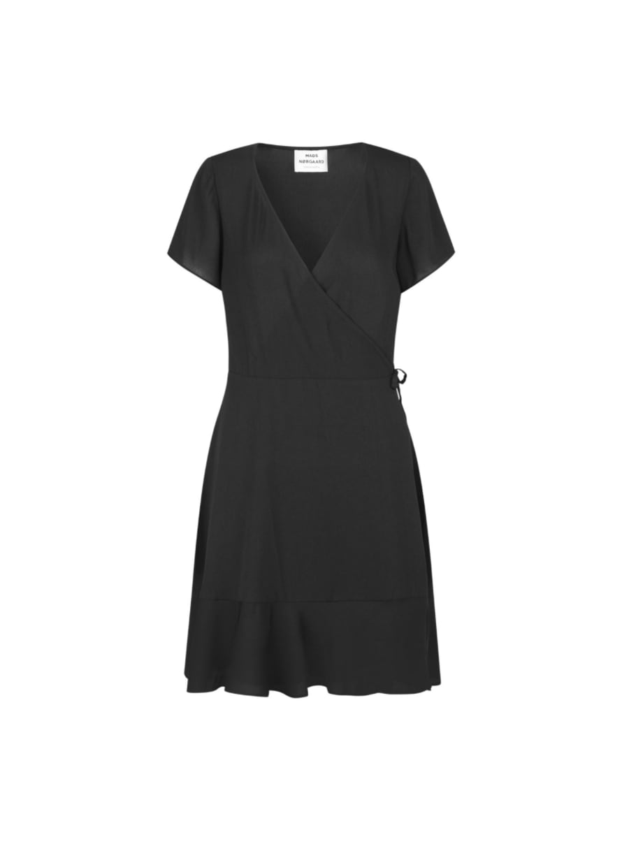 Mads Norgaard Crepe Georgette Drolla -Black 