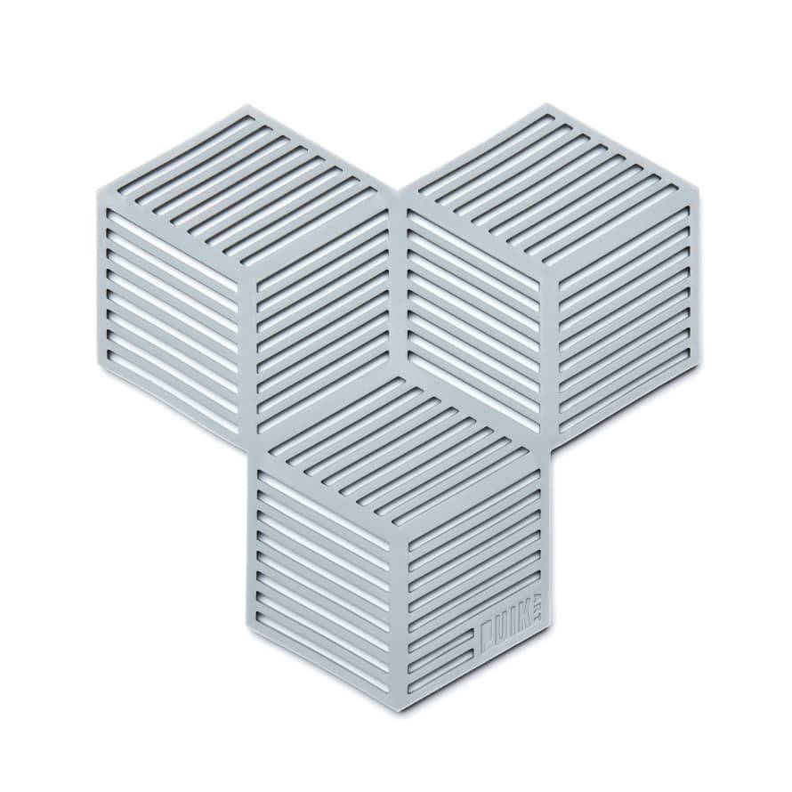 Puik Set Of 4 Grey Sico Coasters