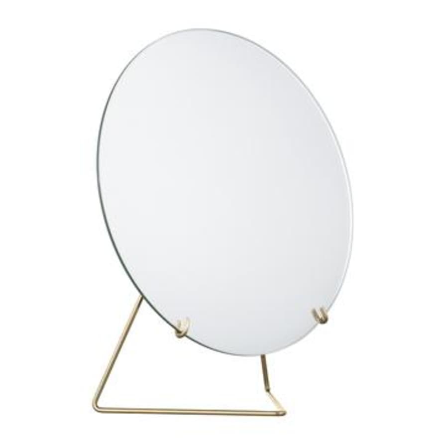 Moebe Antique Brass Standing Mirror