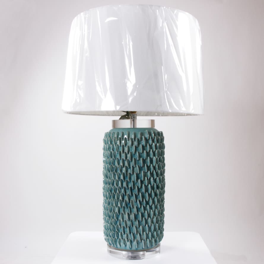 Pale Blue Lamp Shade Set