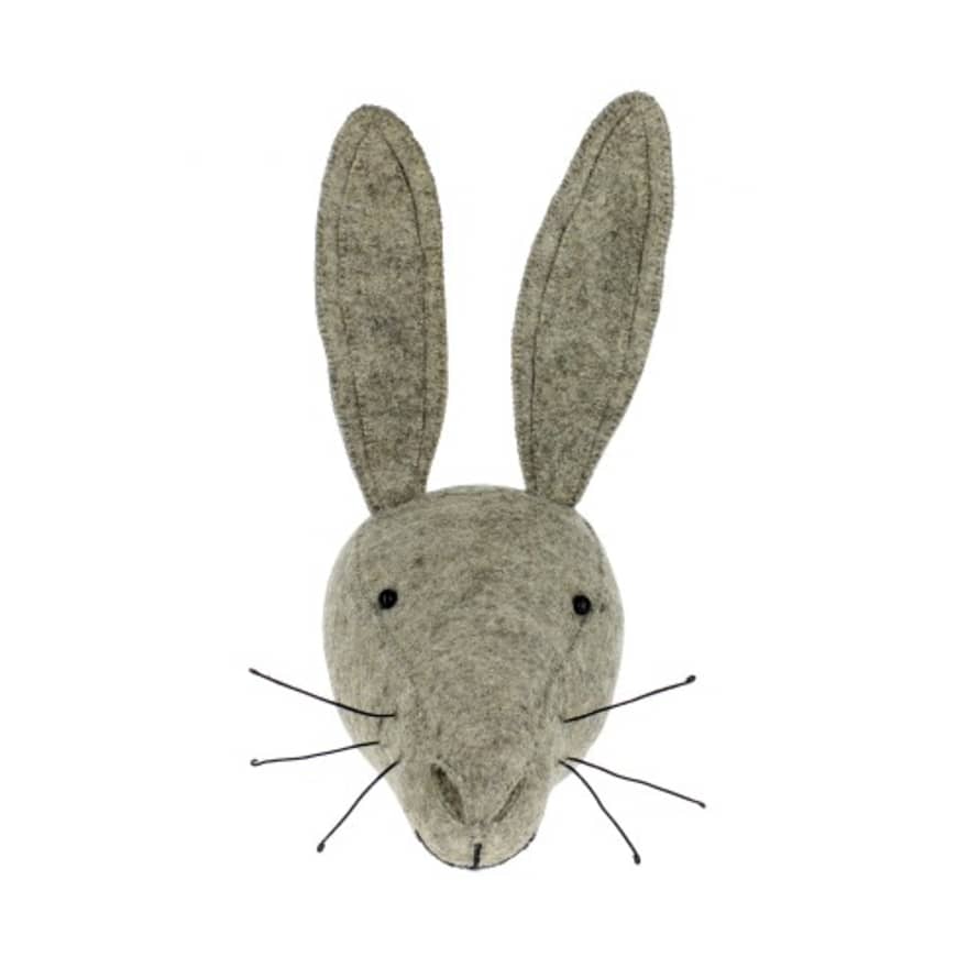 Fiona Walker England Mini Felt Hare Head