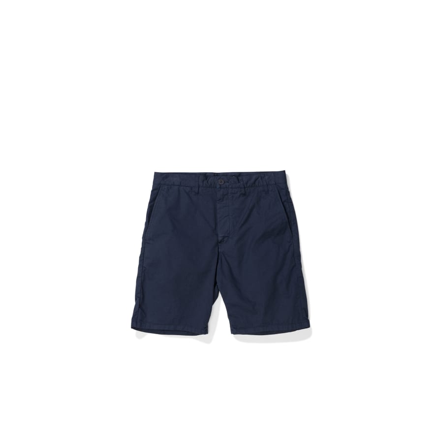 Norse Projects Dark Navy Cotton Twill Aros Light Shorts