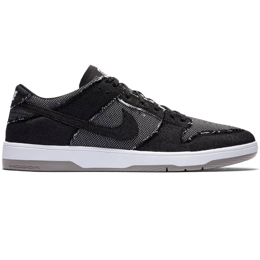 Nike Black Denim Dunk Low Elite Medicom II QS Shoe